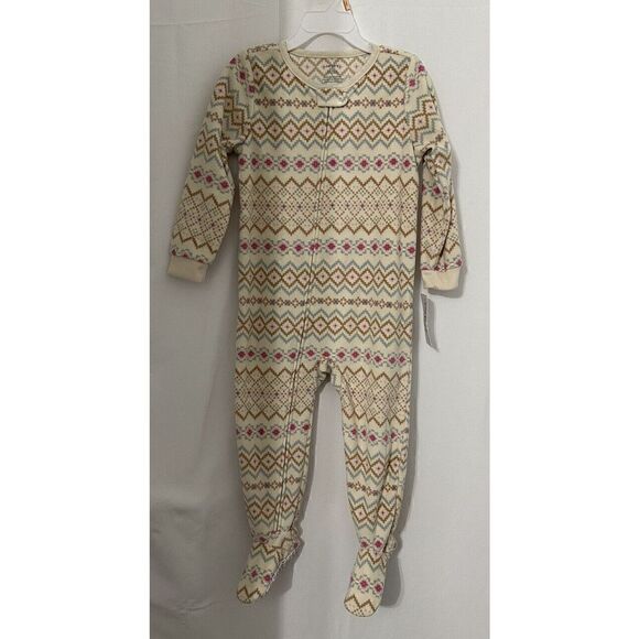 Carter's Other - Carters Girls 1-Piece Fleece Footie Fair Isle Size 3T NWT